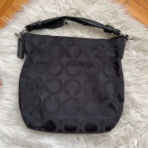 COACH monogram canvas shoulder bag - Picture 5 of 14